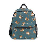 ALAZA Boys Girls Children's Backpack with Chest Strap, Kids Little Backpacks Toddler Rucksack Cute Baby Fox Pine Cone Small Schoolbag Bookbag