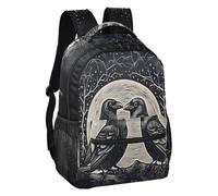 ALAZA Children's Backpack, Schoolbag Crows Tree Large Capacity Students Bookbag Rucksack Knapsack for Boys Girls