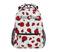 ALAZA Custom Backpacks for School, Ladybug Insect Cute Cartoon Bookbags for Kids Teen Toddler Fashion Daypack Rucksack Travel Laptop Bag