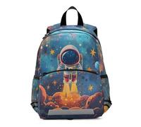 ALAZA Kids Rucksack Mini Toddler Backpack 2-6 Cute Space Spaceman Rockets