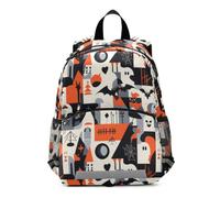 ALAZA Kids Rucksack Mini Toddler Backpack 2-6 Halloween Bat Ghost