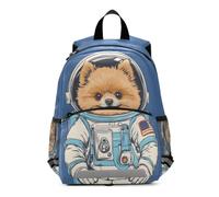 ALAZA Kids Rucksack Mini Toddler Backpack 2-6 Puppy Spaceman