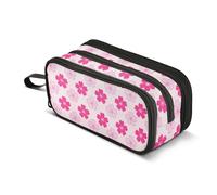 ALAZA Large Pencil Case, Big Capacity Pencil Bag Pen Pouch Holder 3 Compartments, Cherry Blossoms School Office Supplies Stationery Makeup Bag Storage Organizer for Students Girls Boys Women Men