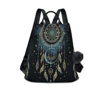 ALAZA Mandala Dreamcatcher Moon Trips Hiking Camping Rucksack Pack for Women