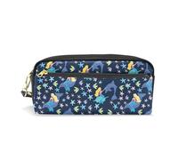 ALAZA Pencil Case, Mermaids Starfish Dolphins Makeup Pouch Wallet Large Capacity Waterproof School Zipper Pen Bag Multiple Compartments for Students Women Girls