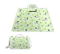 ALAZA Rectangle Waterproof Picnic Blanket, Dalmatian Dog Butterfly Portable Folding Indoors Rug Outdoors Mat for Travel Hiking Camping Park, 150cm x 145cm