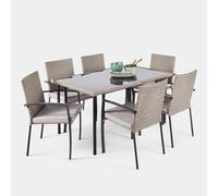 Alba 6 Seater Garden Dining Set