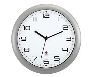 Alba Analogue Wall Clock HORNEW M 30 x 5.5cm Silver Grey