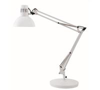 Alba Architect Desk Lamp, White (Archi BC)