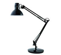 Alba Architect Double Arm Desk Lamp, Black (ARCHI N)