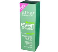 Alba Botanica, Natural Even Advanced, Moisturizer, Sea Moss, SPF 15, 2 oz (57 g)