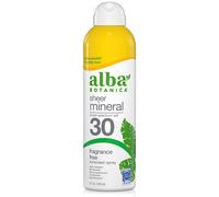 Alba Botanica Sheer Mineral Fragrance Free Sunscreen Spray - SPF 30 - 148ml