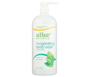 Alba Botanica Very Emollient Sparkling Mint Bath & Shower Gel, 32 oz.