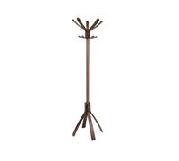 Alba Cafe Coat Stand 550x550x1760mm Dark Wood PMCAFE