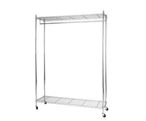 Alba Coat Rack PMMOBI 30 x 890 x 1680mm Silver Grey