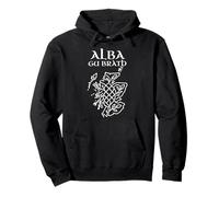 Alba Gu Bràth Scotland Forever Celtic Knot Map Gaelic Pullover Hoodie