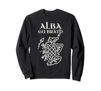 Alba Gu Bràth Scotland Forever Celtic Knot Map Gaelic Sweatshirt