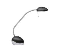 Alba Halox Modern LED Desk Lamp Flexible Arm Two Brightness Bedside Light Black