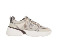 Alba Leather-Blend Trainers - female - PINKO - Sneakers - Beige - 3 UK - Shoes 3 UK