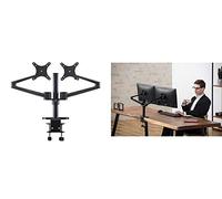 Alba MHARMFD N TFT/LCD Monitor Arm 2 Gang Black