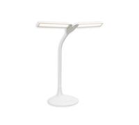 Alba Nomad Two Head Desk Lamp White Ledtwin Bc