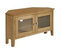 Alba Oak Corner Tv Stand