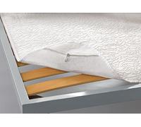 Alba Pattern Bed Cover with Elastics in 100% Polyester Made in Italy Double Bed Size Machine Washable