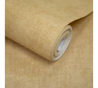 Alba Plaster Plain Textured Wallpaper Grandeco Yellow 1 Pack