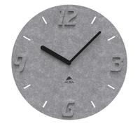 Alba Quarzuhr Horpet G, 30Cm Durchmesser, 100 % Recyceltes Pet Material, Grau