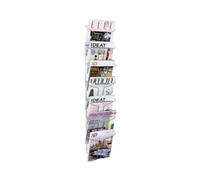 Alba Ddfil7M A4 Wall Mounted 7 Tier Literature Holder - Chrome
