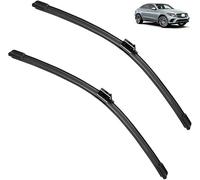 AlbaEUC Car Front Window Wiper Blade for Mercedes Benz GLC Class X253 C253 2015-2019 Coupe, Front Windshield Blade Set Wiper Windscreen Wiper Blade Replacement Blades