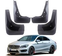 AlbaEUC Car Mudguard Mud Flaps for Mercedes Benz CLA Class 2013-2019, Front and Rear Mudflaps Splash Guards Fender Flares Kit 4-PC