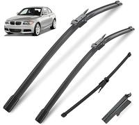 AlbaEUC Front & Rear Windscreen Window Wiper Blade Set for BMW 1 Series E81 E87 116i 116d 118i 118d 120i 120d 123d 130i 2004-2010，Windscreen Wiper Assembly Car Accessories
