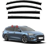 AlbaEUC Wind Deflectors Set Fits for Ford Focus Active Wagon MK4-C159 2019-2024，Rain deflector Car accessories Car wind deflectors Sun Rain Noise Protection Translucent