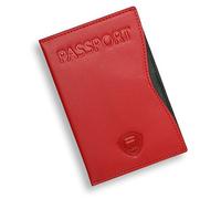 Alban Passport and Vaccine Card Holder Combo - Leather Passport Holder with Vaccine Card Slot, Passport Wallet, Passport Cover, Cute Passport Case Women, One Size, Minimalistic