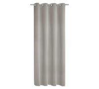 Albani Moment Blackout High Quality Grommet Top Panel 245 x 140 cm Light Blocking Curtain Soft Flowing Opaque Fabric Trendy Curtain Various Colours Stone