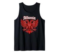 Albania Albanian Double Eagle Patriotic Symbol Tank Top