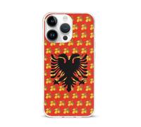 Albania Albanian Flag with Olive Phone Case Cover Compatible with iPhone 15/15 plus/15 Pro/15 Pro Max Protective Shell