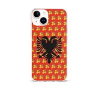 Albania Albanian Flag with Olive Phone Case Cover Compatible with iPhone 15/15 plus/15 Pro/15 Pro Max Protective Shell