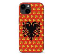 Albania Albanian Flag with Olive Phone Case Cover Compatible with iPhone 15/15 plus/15 Pro/15 Pro Max Protective Shell