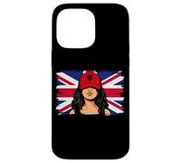 Albania Britain Flags Women Roots British Albanian Heritage Case for iPhone 14 Pro Max