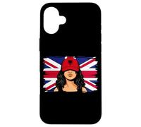 Albania Britain Flags Women Roots British Albanian Heritage Case for iPhone 16 Plus