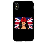 Albania Britain Flags Women Roots British Albanian Heritage Case for iPhone X/XS