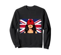 Albania Britain Flags Women Roots British Albanian Heritage Sweatshirt