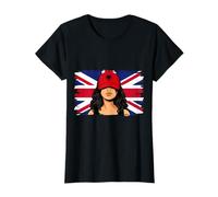 Albania Britain Flags Women Roots British Albanian Heritage T-Shirt