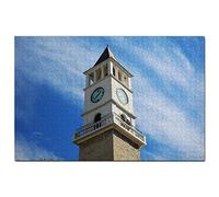 Albania Clock Tower Tirana Jigsaw Puzzle 300 Piece Game Artwork Travel Souvenir 38x26CM