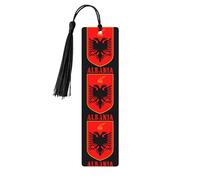 Albania Emblem Valentine's Day Gift Bookmark Couple Gift Graduation Bookmark Gift Unisex