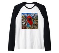 Albania, Europe Raglan Baseball Tee