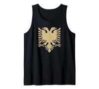 Albania Flag Albanian Double-Headed Eagle Tank Top