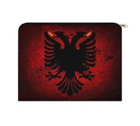 Albania Flag Travel Cosmetic Bags Toiletry Pouch Makeup Purses Organizer Storage Case